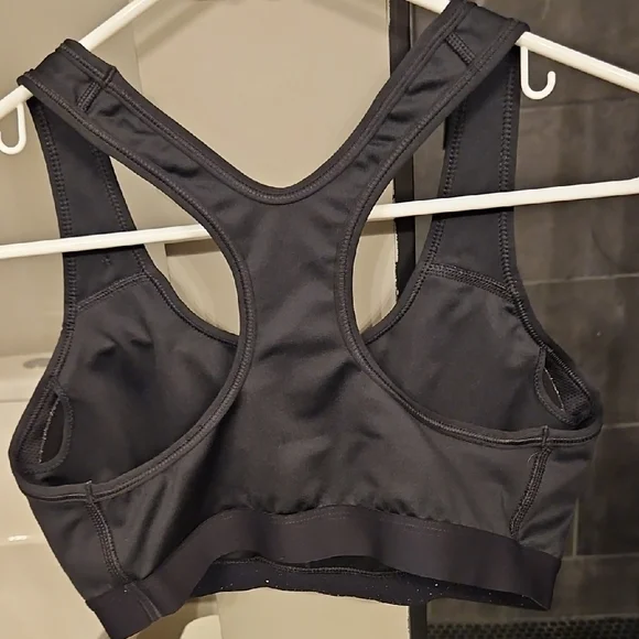 Nike Black High-Impact Sports Bra with Racerback - Picture 3 of 4